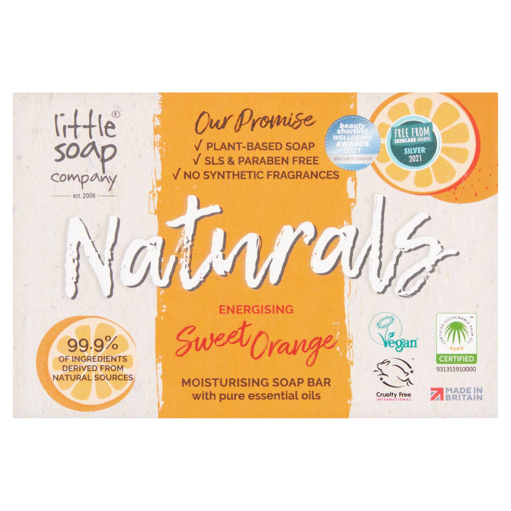 Little Soap Company Naturals Bar Soap Sweet Orange 100g