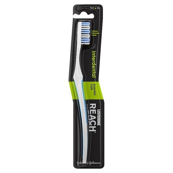 Listerine Reach Interdental Full Head Firm Toothbrush