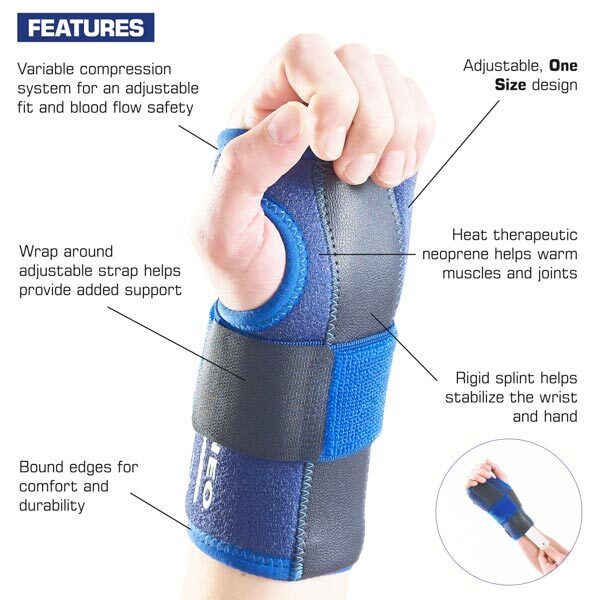 Neo G Stabilized Wrist Brace LEFT - One Size GOODS Superdrug   