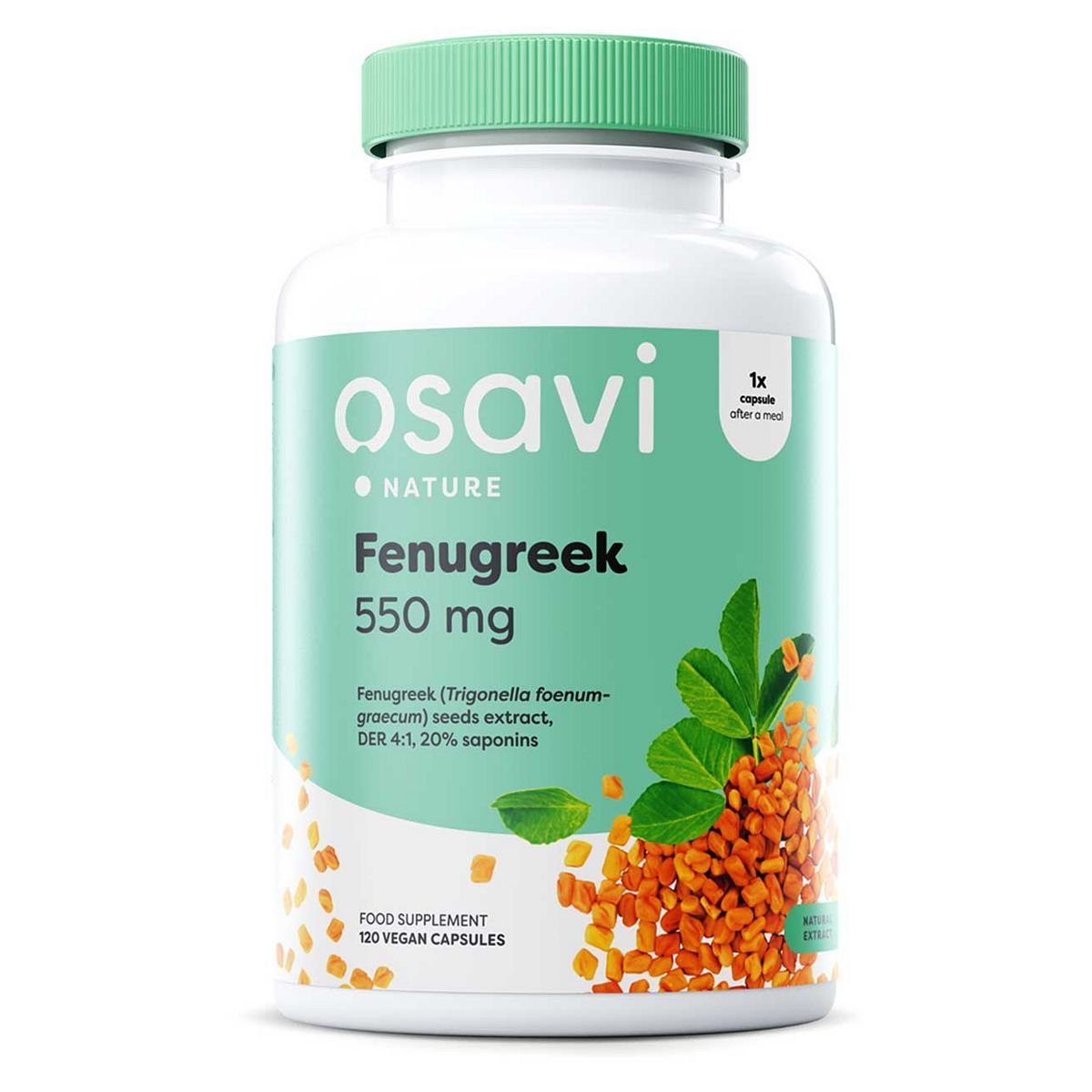 Osavi Fenugreek, 550mg - 120 vcaps GOODS Boots   