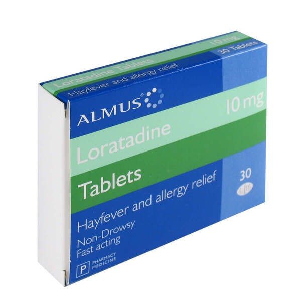 Loratadine Allergy & Hayfever Non-drowsy 30 Tablets GOODS Superdrug   