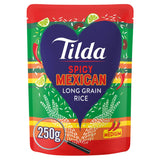 Tilda Microwave Rice Spicy Mexican Long Grain 250g Microwave rice Sainsburys   