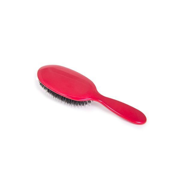 Rock & Ruddle Red Shimmer Small Mix Bristle Hairbrush