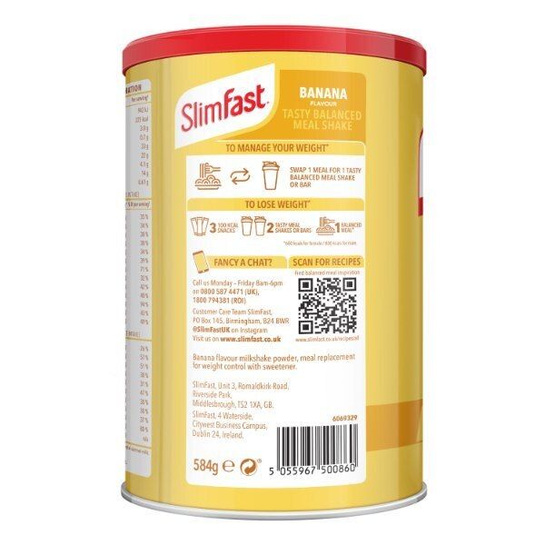 Slimfast Banana Powder 584g