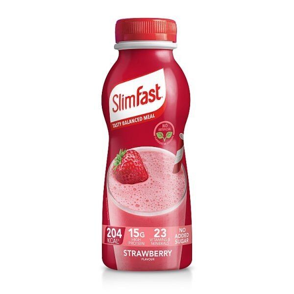 SlimFast Protein Summer Strawberry Flavour Shake 325ml GOODS Superdrug   