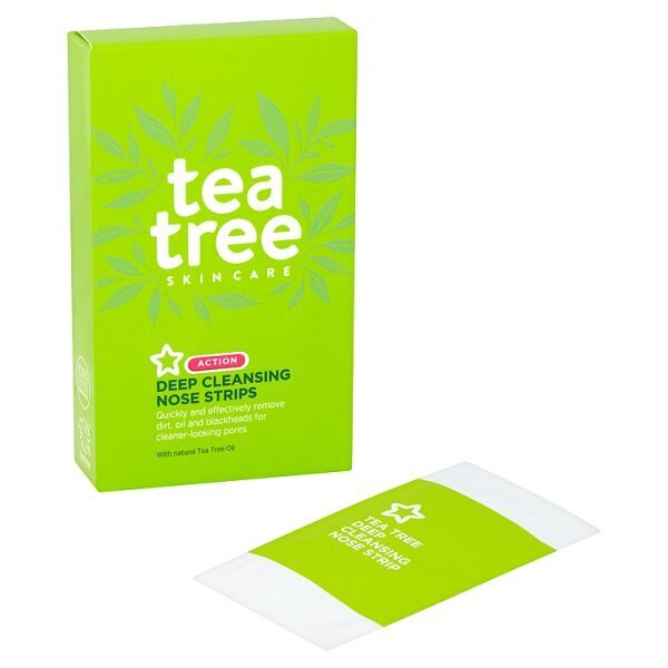 Superdrug Tea Tree 6 Action Deep Cleansing Nose Strips GOODS Superdrug   