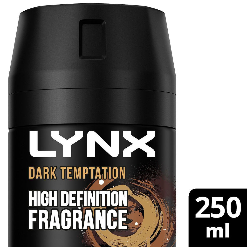 Lynx Aerosol Bodyspray XXL Dark Temptation Deodorant 250ml