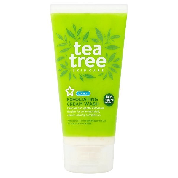 Superdrug Tea Tree Exfoliating Cream Wash 150ml