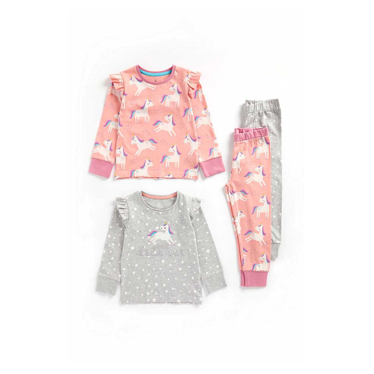 Unicorn Pyjamas - 2 Pack GOODS Boots   