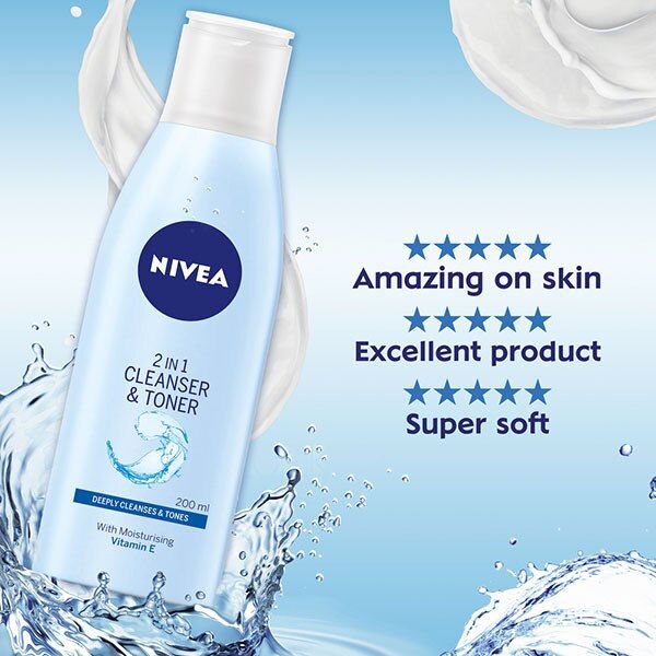 Nivea 2 in 1 Cleanser & Toner 200ml GOODS Superdrug   