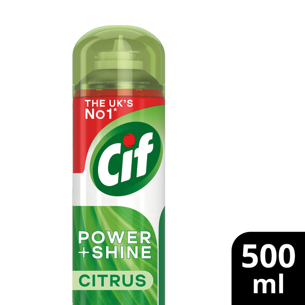 Cif Power & Shine Bathroom Cleaner Mousse Citrus 500ml