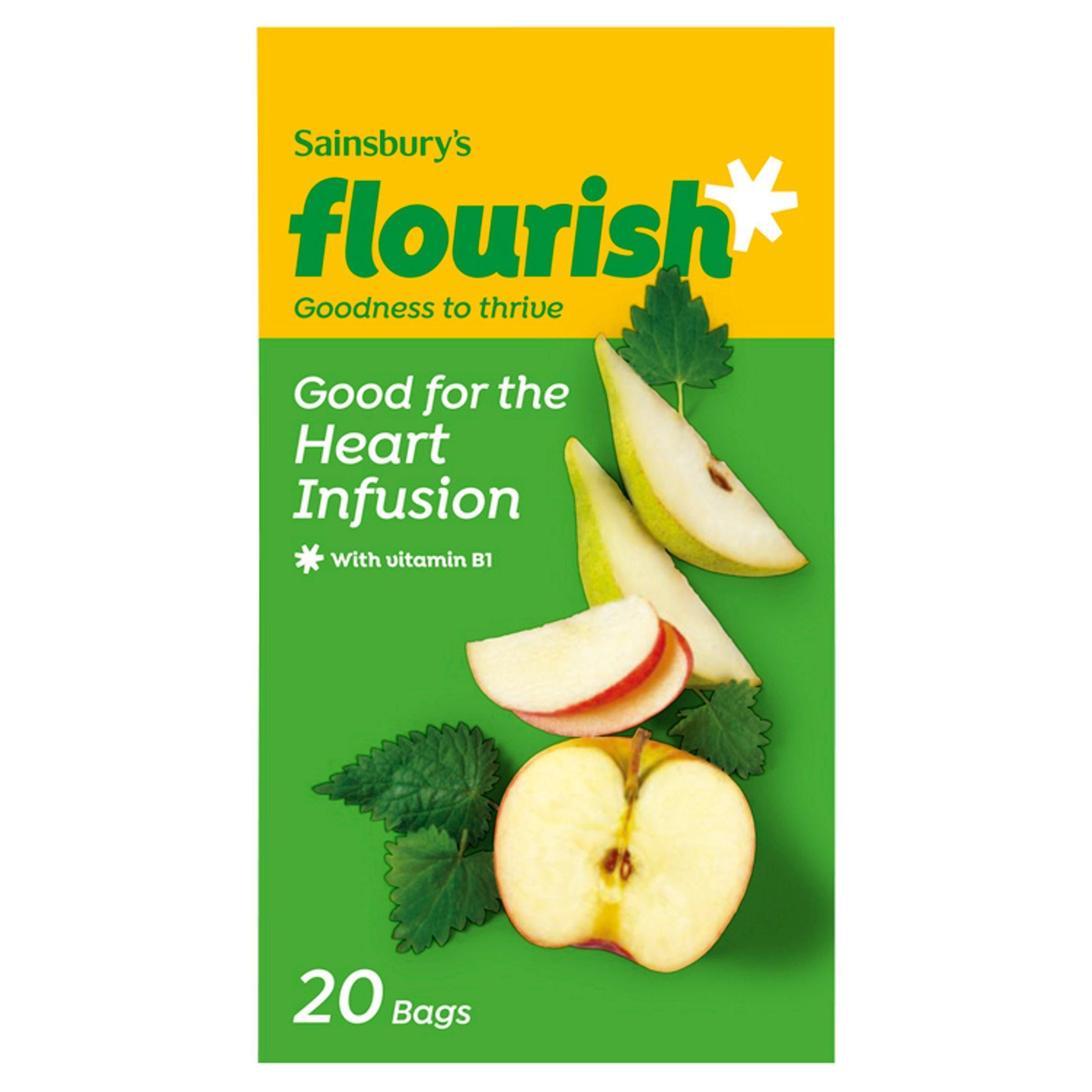 Sainsbury's Flourish Good For The Heart Infusion Tea GOODS Sainsburys   