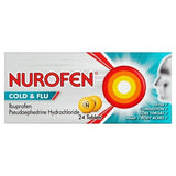 Nurofen Cold & Flu Relief Ibuprofen Decongestion Tablets 24s GOODS Superdrug   