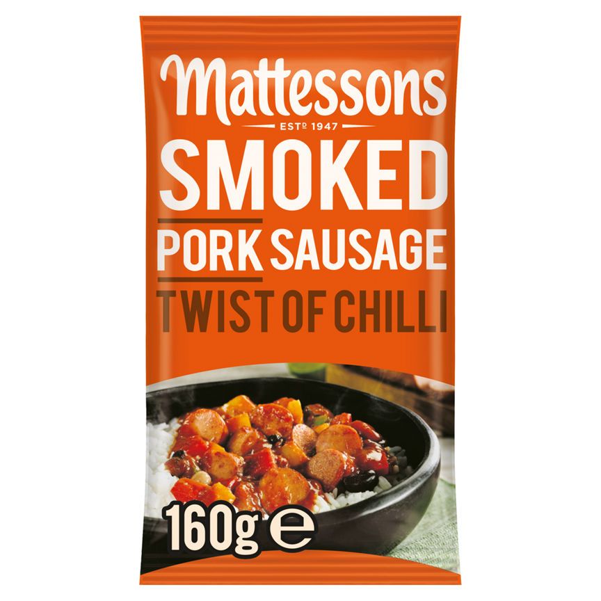 Mattessons Smoked Pork Sausage Twist of Chilli 