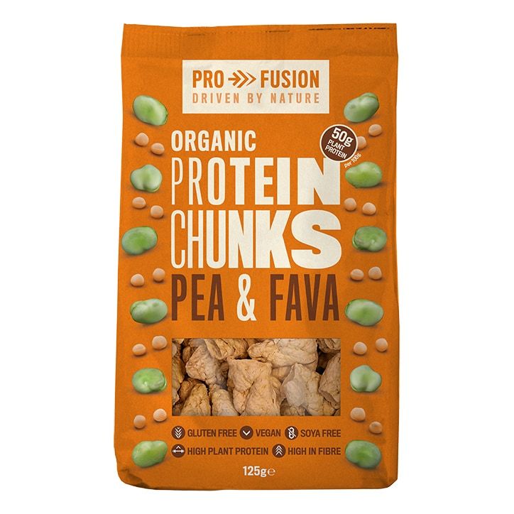 Profusion Organic Protein Chunks Pea & Fava 125g