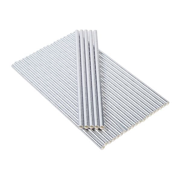 Sainsbury's Home Straws Silver 25pk