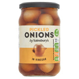 Sainsbury's Pickled Onions in Vinegar 440g (200g*) Pickled food Sainsburys   