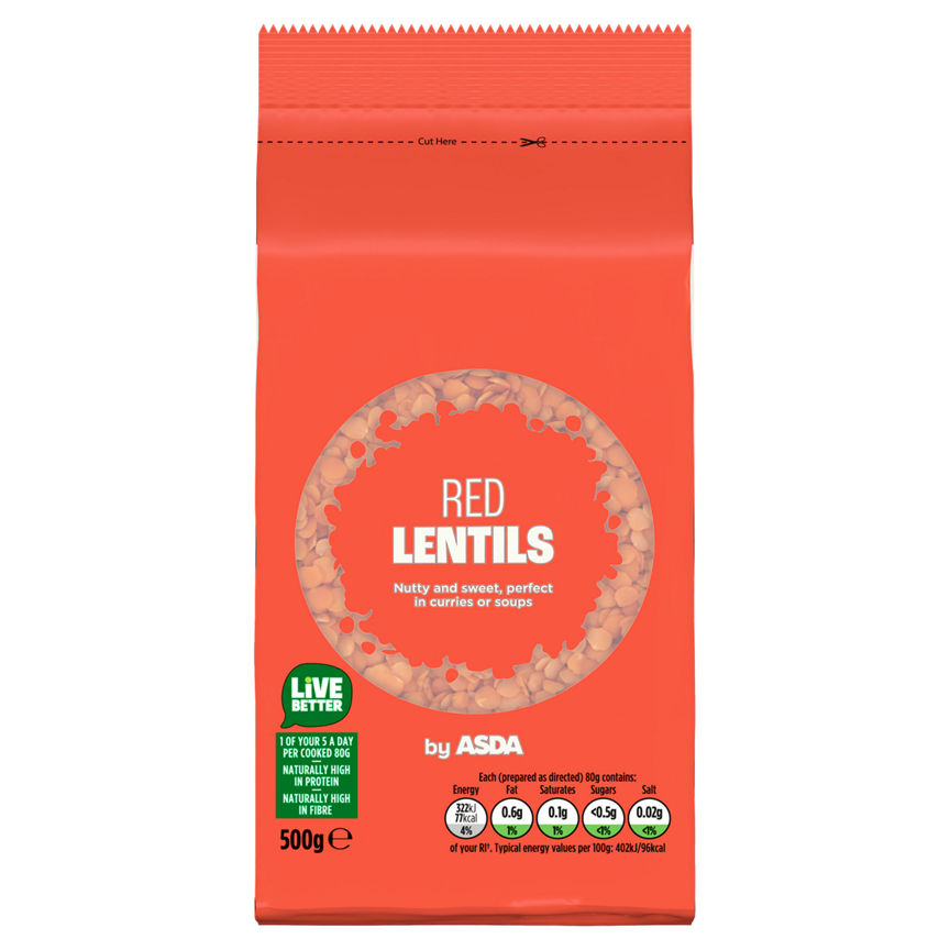 ASDA Red Lentils 500g