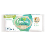 Pampers Harmonie Coco Baby Wipes Plastic Free 44 pack GOODS Superdrug   