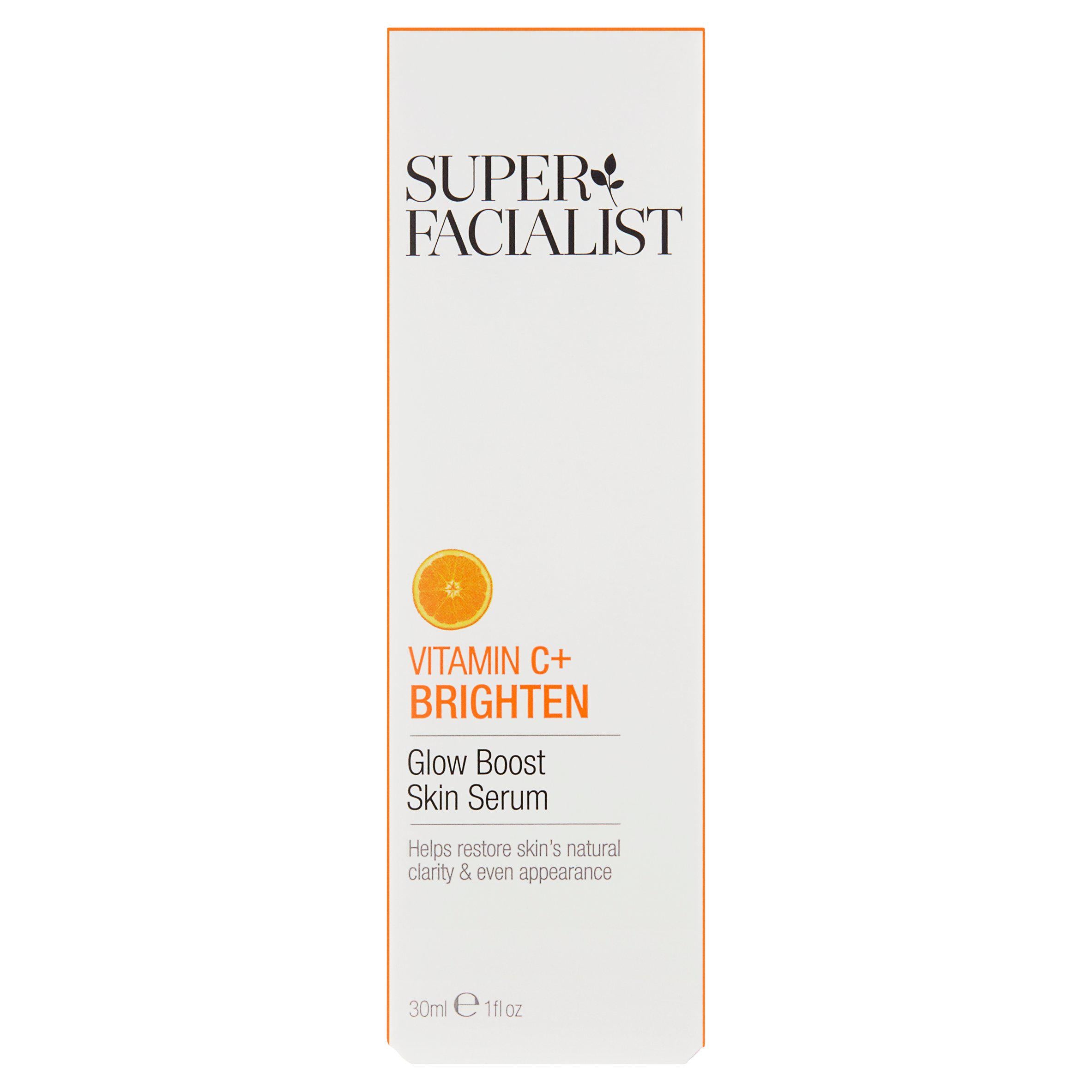 Super Facialist Glow Boost Skin Serum 30ml face & body skincare Sainsburys   