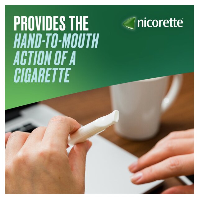 Nicorette 15mg Inhalator 20 Cartridges Quit Smoking Aid   20 per pack - McGrocer