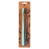 Natural Family Co Biodegradable Toothbrush Twin Pack Assorted Colours GOODS Boots   