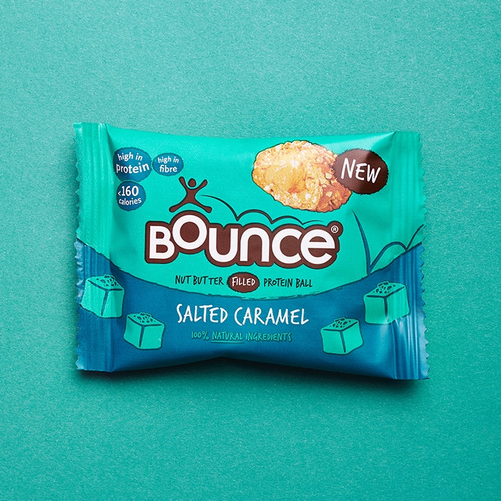 Bounce Salted Caramel Filled Protein Ball 12x 35g - McGrocer