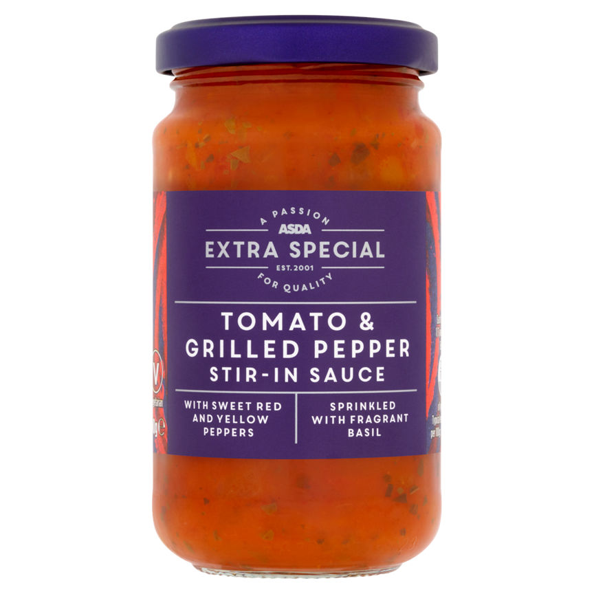 ASDA Extra Special Tomato & Grilled Pepper Stir-In Pasta Sauce