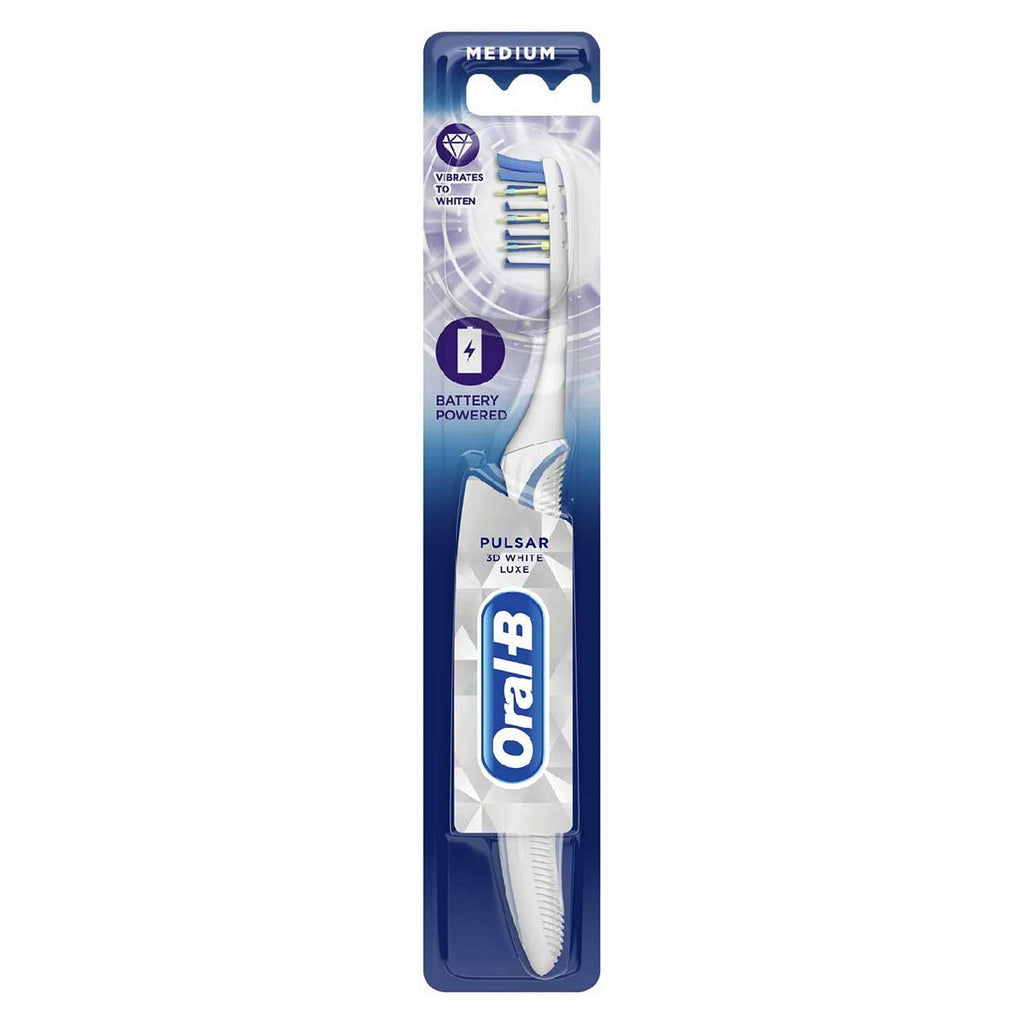 Oral-B Pulsar 3DWhite Luxe Manual Toothbrush With Battery Power