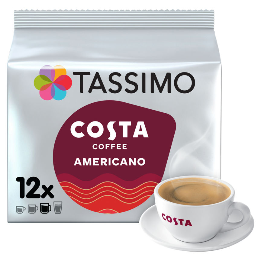 Tassimo Costa Americano Coffee Pods x 12