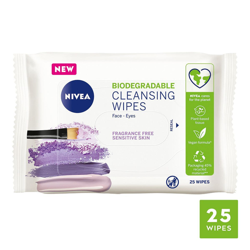 NIVEA Cleansing Face Wipes for Sensitive Skin 25pcs