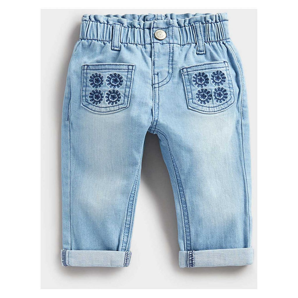 Mothercare Broderie Pocket Denim Jeans