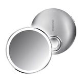 simplehuman sensor mirror compact, 3x magnification, brushed stainless steel GOODS Boots   