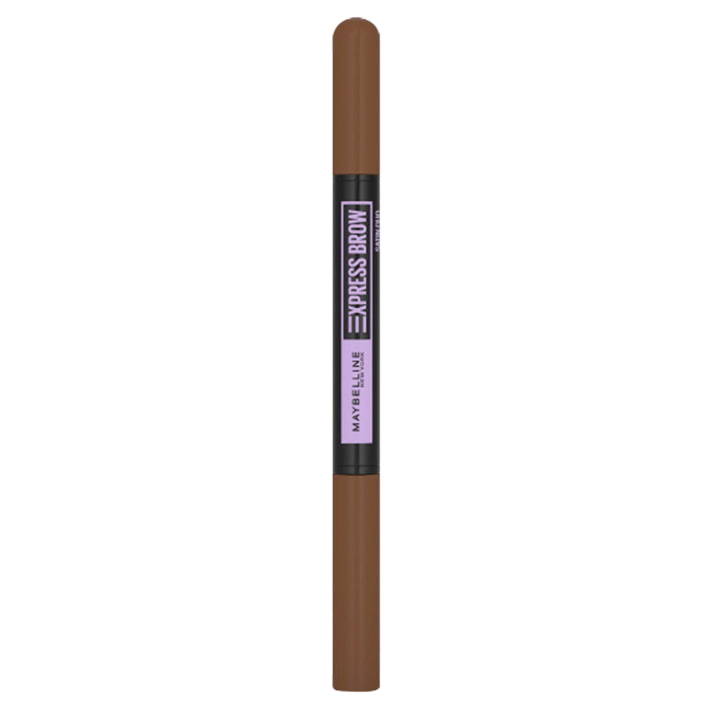 Maybelline Express Brow 2-In-1 Pencil Pen & Filling Powder Medium Brown All Sainsburys   