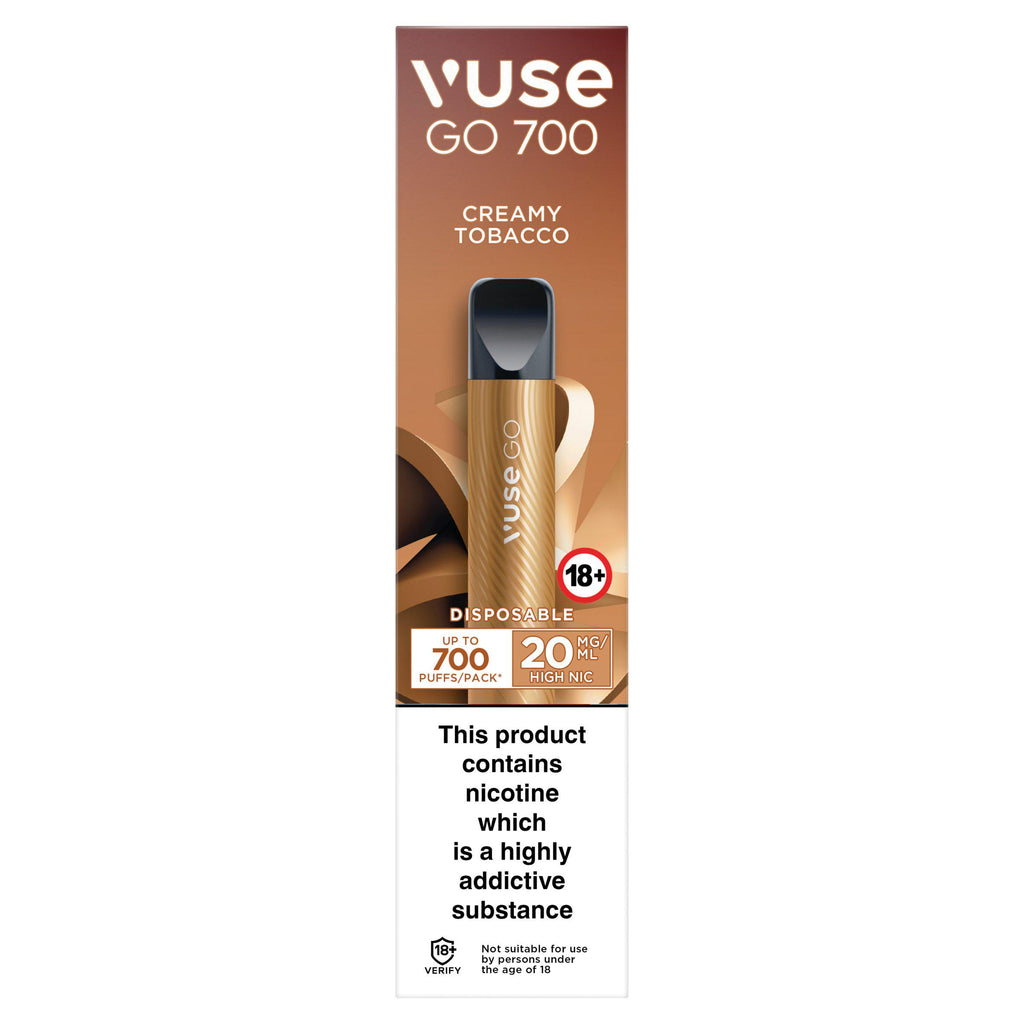 Vuse Go 700 Creamy Tobacco Disposable 20mg