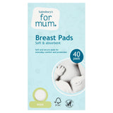 Sainsbury's Disposable Breast Pads x40 accessories Sainsburys   