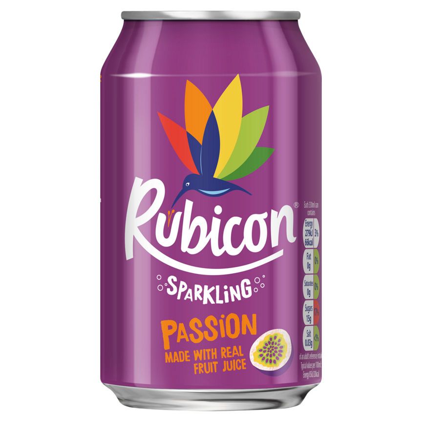 Rubicon Sparkling Passion Fruit Juice Soft Drink