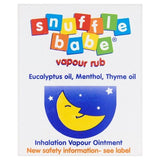 Snufflebabe Vapour Rub 35g Baby Healthcare Boots   