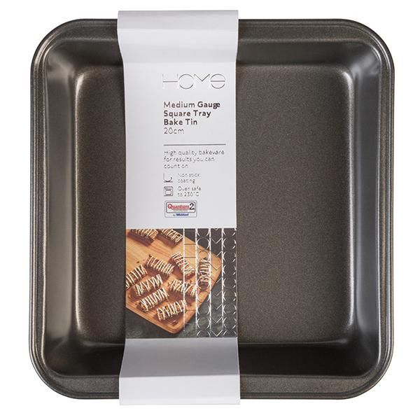 Sainsbury's Home Medium Gauge Square Tray Bake Tin bakeware Sainsburys   