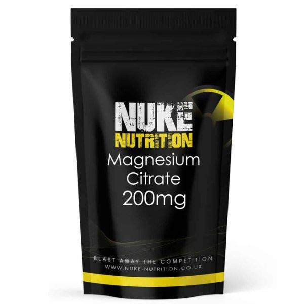 Nuke Nutrition Magnesium Citrate Tablets 200mg - 60ct GOODS Superdrug   