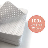 JoLee Lint Free Wipes, Gel Polish Removal Pads - Pack of 100