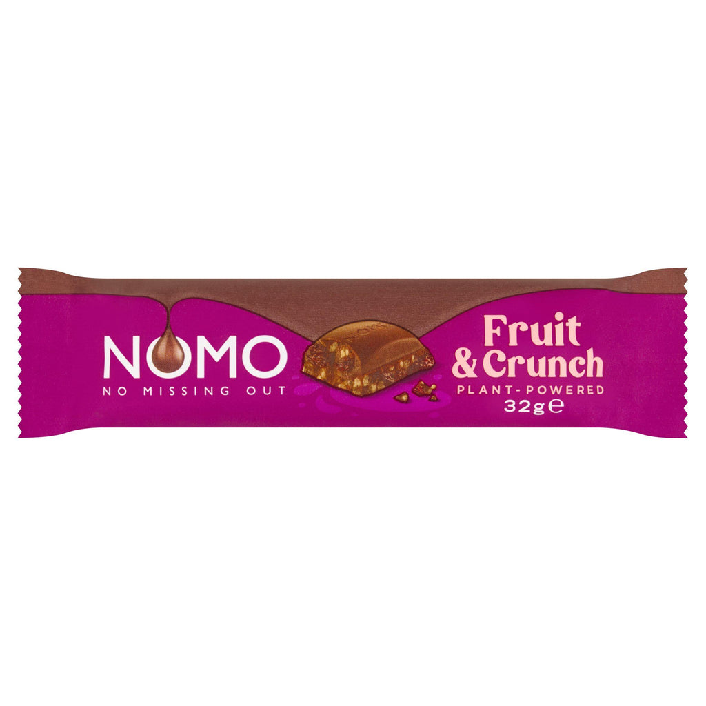 NOMO Fruit & Crunch Chocolate Bar 32g