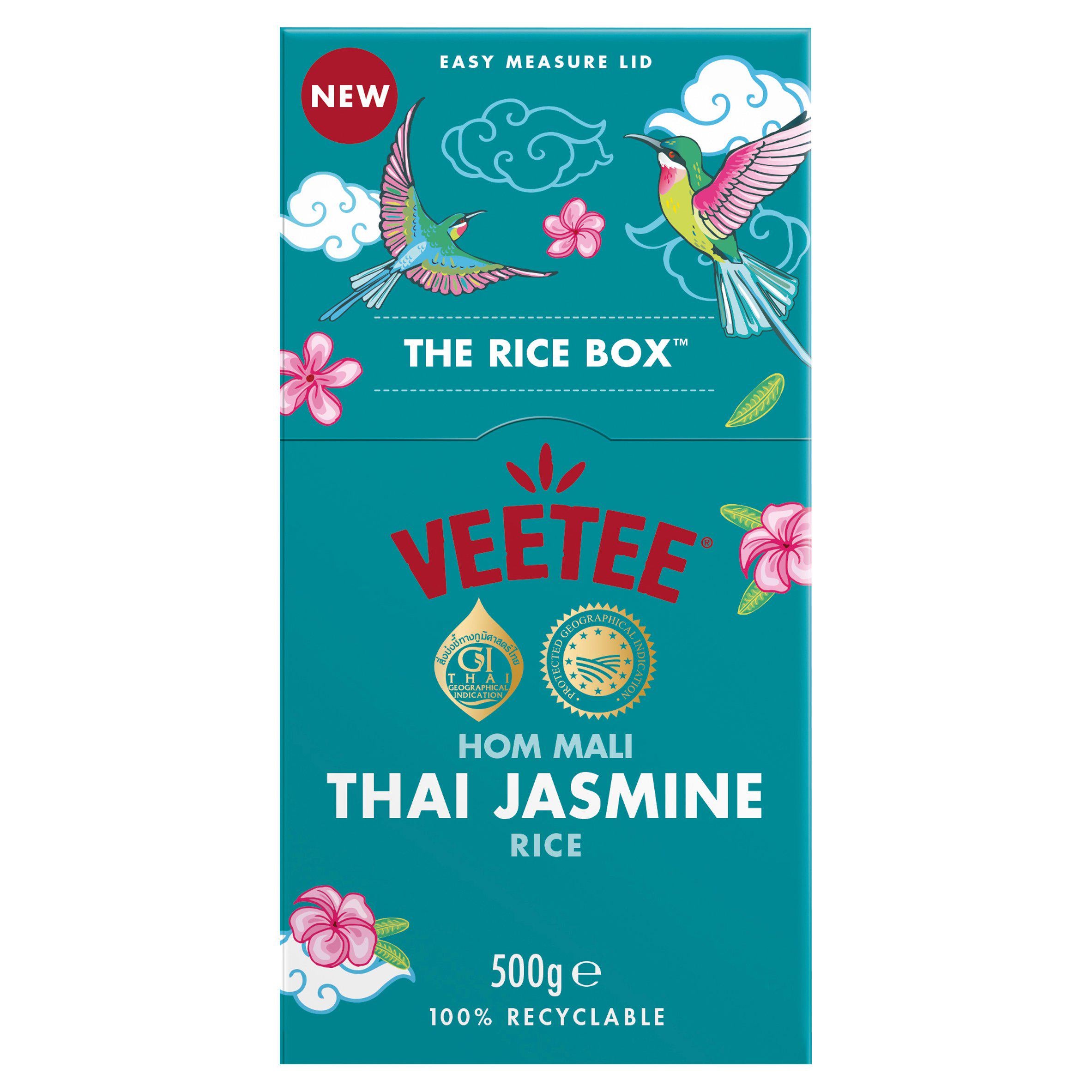 Veetee The Rice Box Hom Mali Thai Jasmine Rice 500g GOODS Sainsburys   