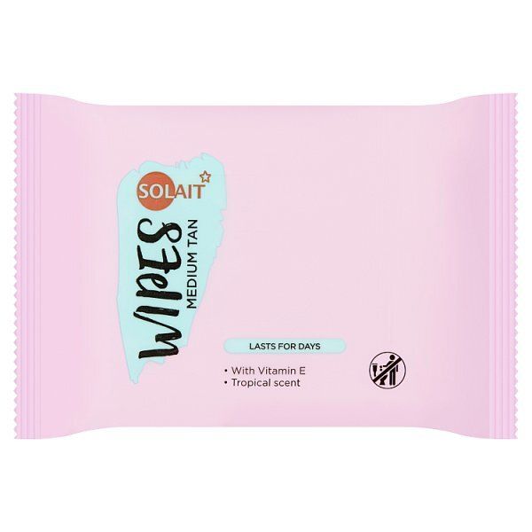 Solait Wear Off Tanning Wipes 20 pack