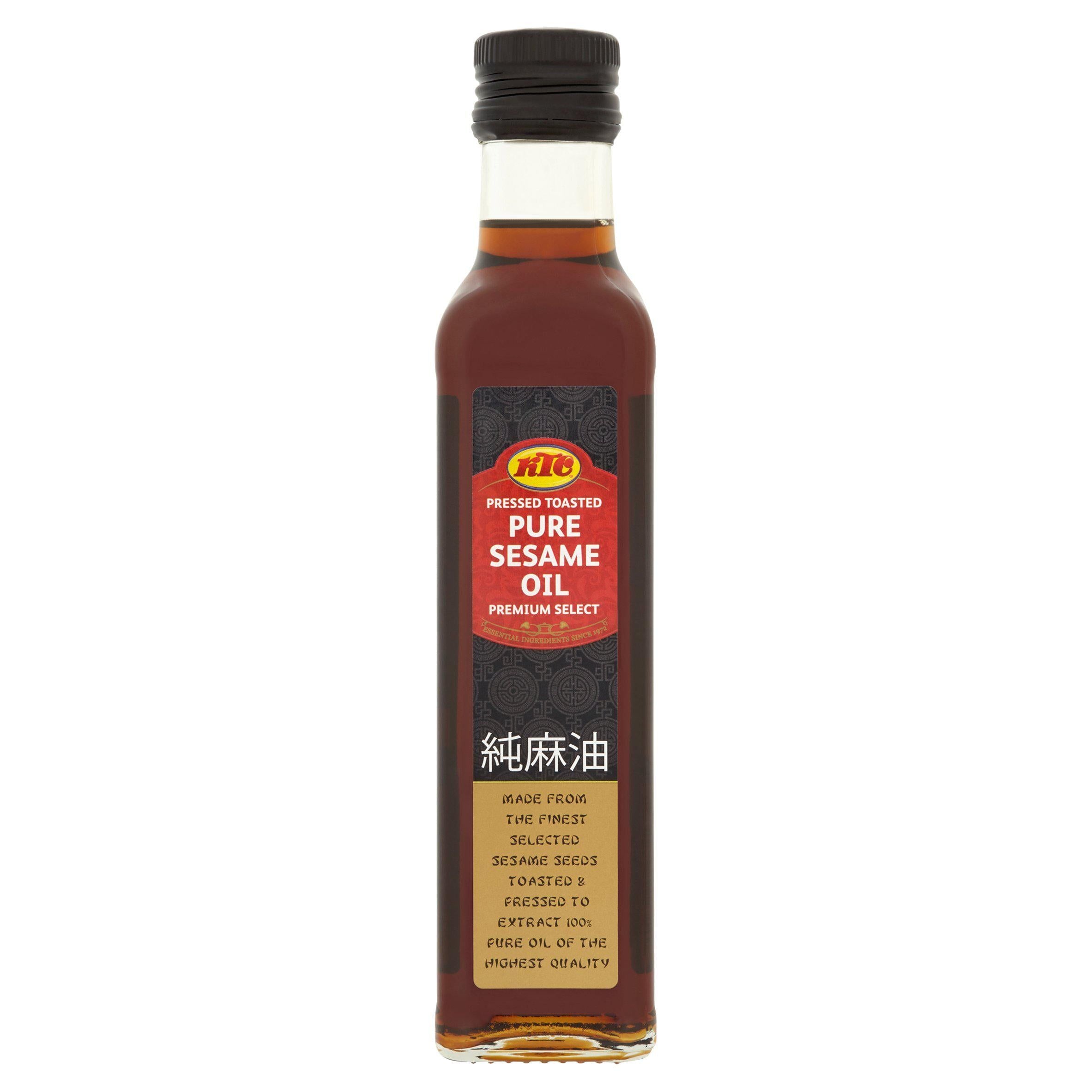 KTC Pressed Toasted Pure Sesame Oil 250ml GOODS Sainsburys   