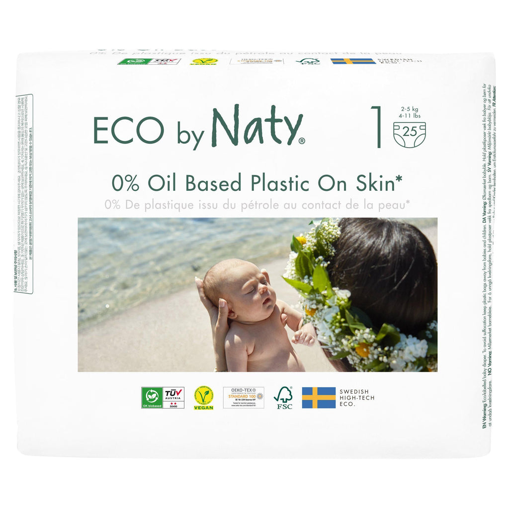 Naty by Nature Nappy Newborn Size 1x25 Nappies