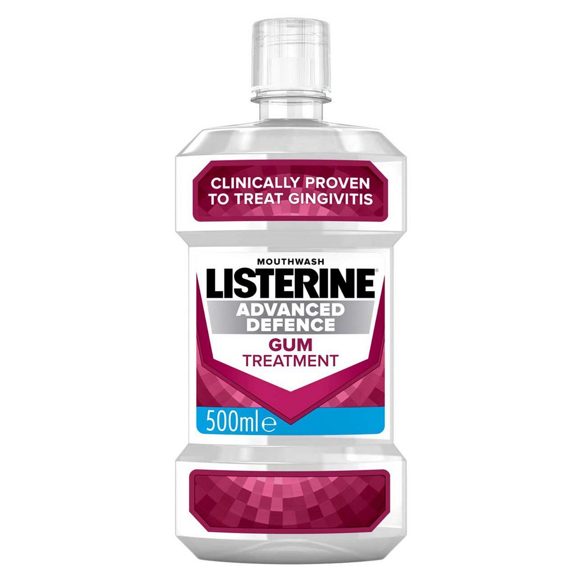 Listerine Advanced Defence Crisp Mint Gum Treatment 500ml GOODS Boots   