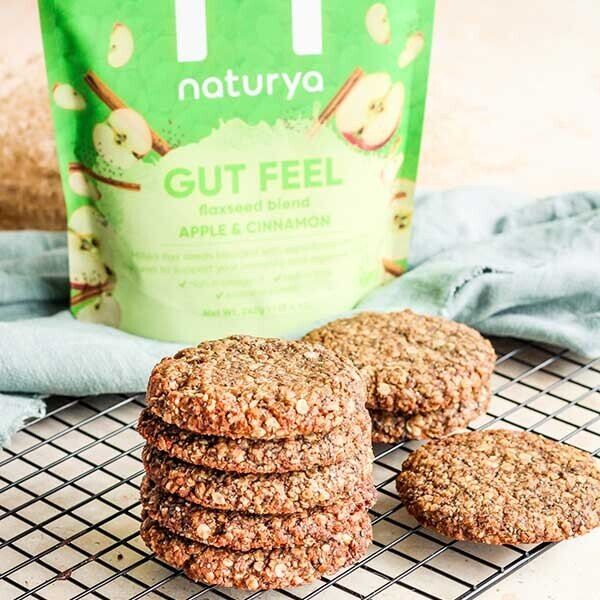 Naturya Gut Feel Flaxseed Blend Apple & Cinnamon 240g