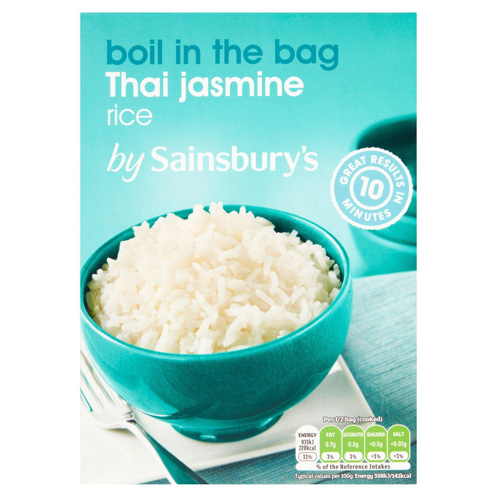 Sainsbury's Boil In Bag Thai Fragrant Rice 4x125g