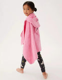 Pure Cotton Percy Pig™ Kids Hooded Towel Bathroom M&S   